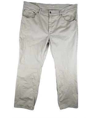 Mott and Bow Jeans Men 42X32 Light Khaki Mercer Straight Fit Stretch Twill